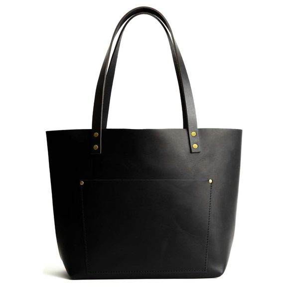 Classic Large Tote Bag Handmade, Open Top, Durable & Unlined, Interior & ^-^ - Picture 1 of 8